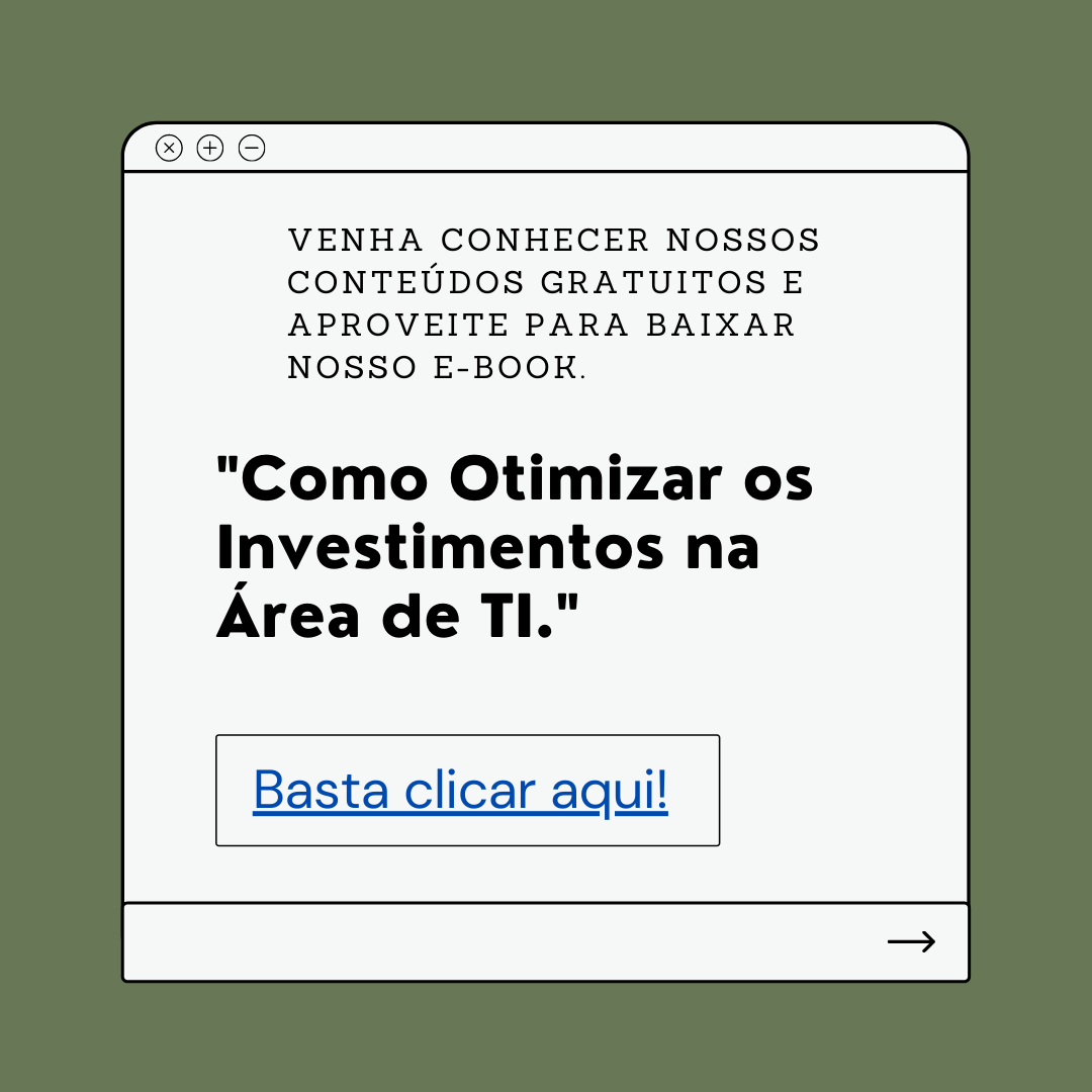 E-book Como otimizar os investimentos na área de TI
